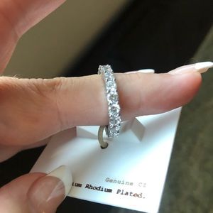 CZ Eternity band. Size 8.